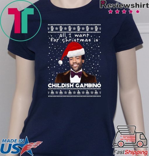 Childish Gambino Rapper Ugly Christmas T-Shirt