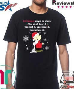 Christmas Magic Is Silent Snoopy T-Shirt