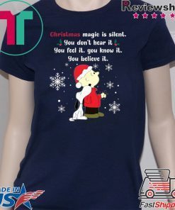 Christmas Magic Is Silent Snoopy T-Shirt