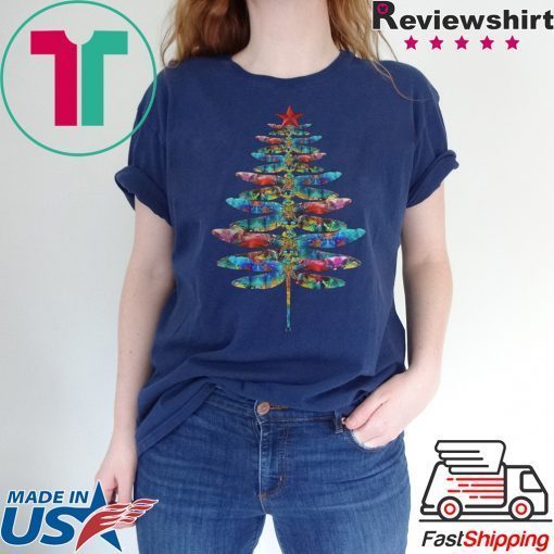 DRAGONFLIES CHRISTMAS TREE SHIRT