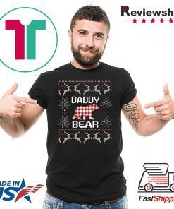 Daddy Bear Matching Family Season Ugly Christmas T-Shirt