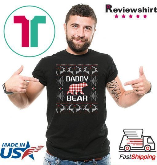 Daddy Bear Matching Family Season Ugly Christmas T-Shirt