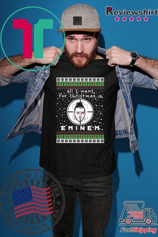 Eminem Rapper Ugly Christmas TShirt