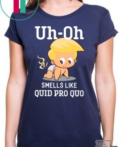 Funny Anti Trump Baby Quid Pro Quo Impeachment Shirt