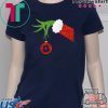 Funny Grinch Hand holding Police ornament Christmas T-Shirt