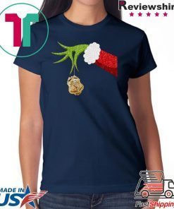 Funny Grinch Hand holding Police ornament Christmas shirt