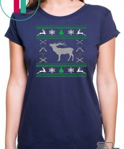 Funny Hunting Lover Ugly Christmas T-Shirt