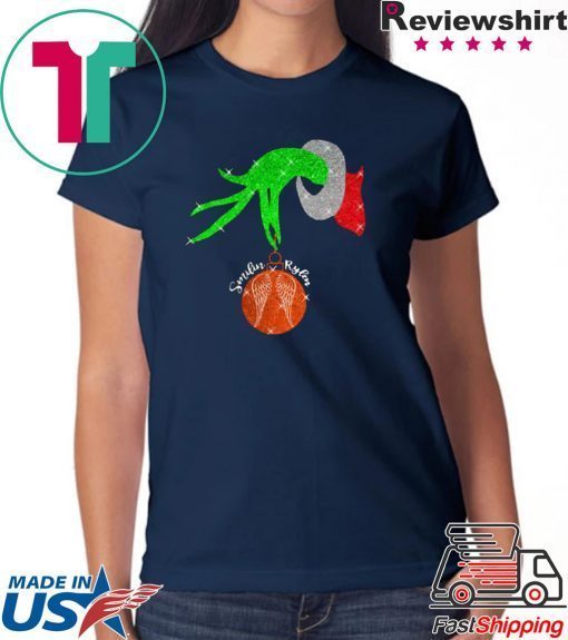 Grinch Hand Holding Ornament Smilin Rylean shirt