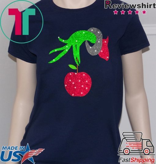 Grinch hand holding Apple T-Shirt