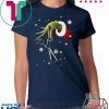 Grinch hand holding Hair Scissors Christmas Shirt