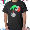 Grinch hands holding volleyball T-Shirt