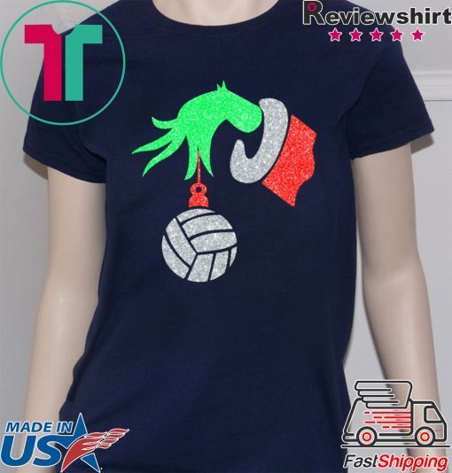 Grinch hands holding volleyball T-Shirt