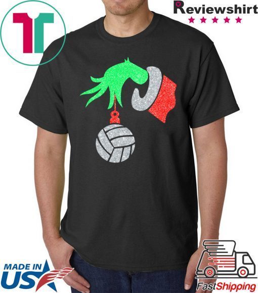 Grinch hands holding volleyball T-Shirt