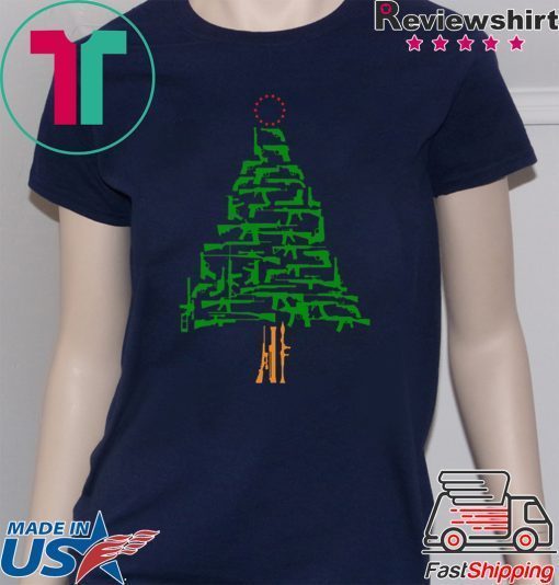 Guns Christmas Tree shirt