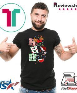 HO HO HO MICKEY MOUSE CHRISTMAS SHIRT