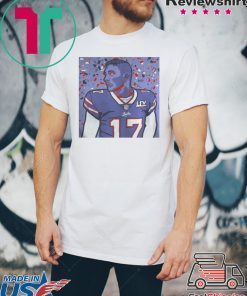 JOSH ALLEN NO17 BUFFALO BILLS ART SHIRT