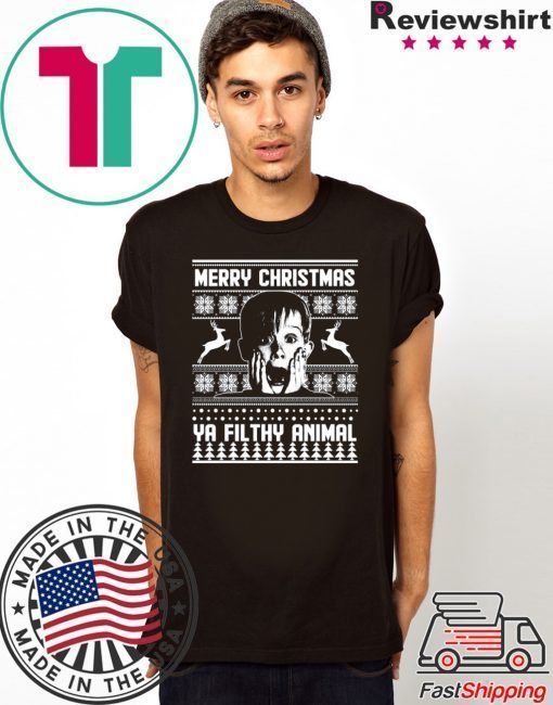 Kevin Mccallister Merry Christmas Ya Filthy Animal Christmas T-Shirt