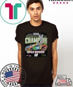 Kyle Busch 2019 Monster Energy NASCAR Cup Series Champion Tee Shirts