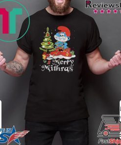 LES SCHTROUMPFS MERRY MITHRAS CHRISTMAS TREE SHIRT