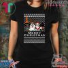 Merry Christmas Vintage Dogs Holidays Ugly T-Shirt