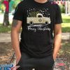 New Orleans Saints pickup truck Merry Christmas shirt