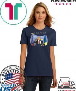 No Collusion No Quid Quo No Shit Pro Trump Republican Funny T-Shirt