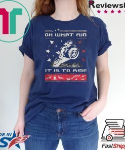 OH WHAT FUN IT IS TO SUPERBIKERS XMAS RIDE CHRISTMAS SHIRT