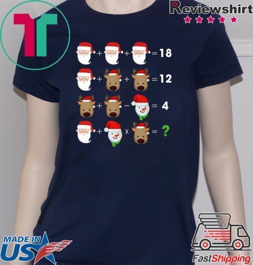 Order of Operations Quiz Math Teacher Christmas shirt