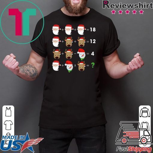 Order of Operations Quiz Math Teacher Christmas shirt