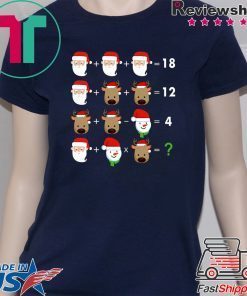 Order of operations quiz funny math teacher christmas shirt