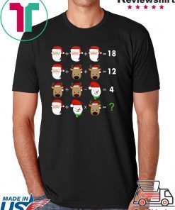 Order of operations quiz funny math teacher christmas shirt