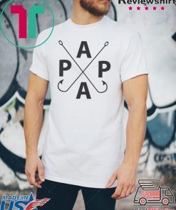 Papa Fish Hook Unisex adult T shirt