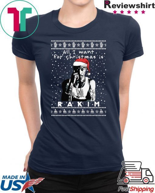 Rakim Rapper Ugly Christmas T-Shirt