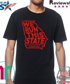 Run This State Tee Shirt