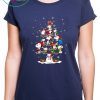 Snoopy Snowman Christmas Tree Shirt