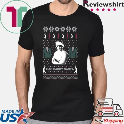 TIGER WOODS MAC DADDY SANTA CHRISTMAS T-Shirt