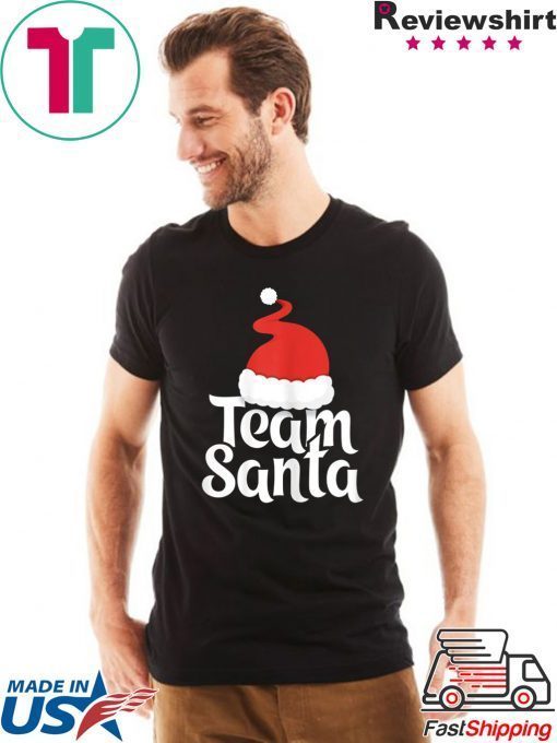 Team Santa Tshirt Christmas Family Matching Pajama T-Shirt