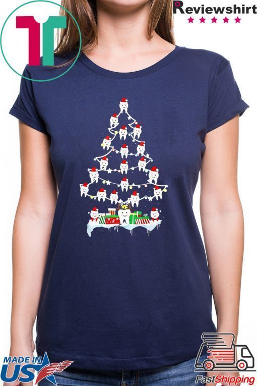 Teeth Christmas Tree Shirt