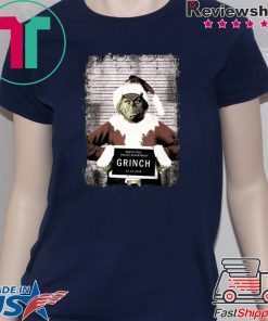 The Grinch Christmas Mugshot shirt