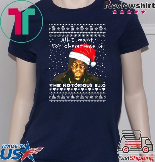 The Notorious BIG Rapper Ugly Christmas T-Shirt