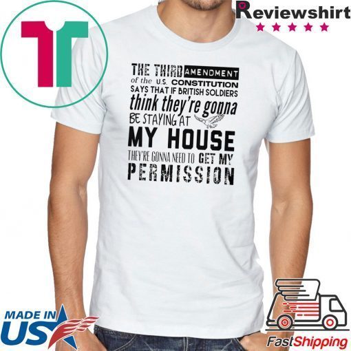 The Third Amendment Shirt