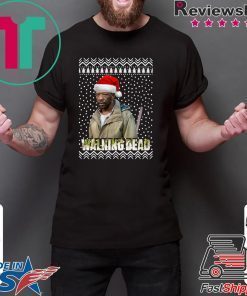 The Walking Dead Morgan Jones Santa Hat Christmas Shirt