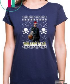 The Walking Dead Negan Santa Hat Christmas Shirt