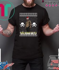 The Walking Dead Rick Grimes Santa Hat Christmas Shirt