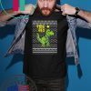 Tree Rex Smile Light Santa Hat Ugly Christmas T-Shirt