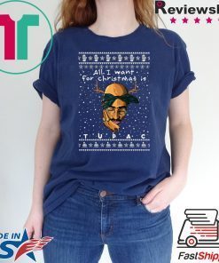 Tupac Rapper Ugly Christmas T-Shirt