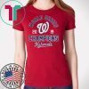 Washington Nationals 2019 World Series Championship Tee Shirt