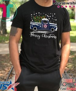 Washington Nationals pickup truck Merry Christmas shirt