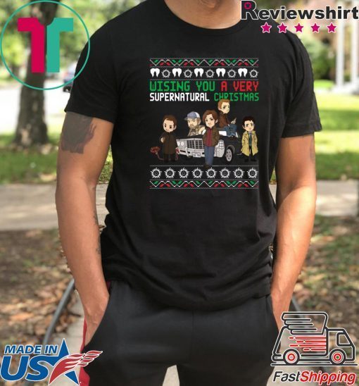 Wishing You A Very Supernatural Christmas T-Shirt