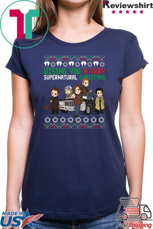 Wishing You A Very Supernatural Christmas T-Shirt